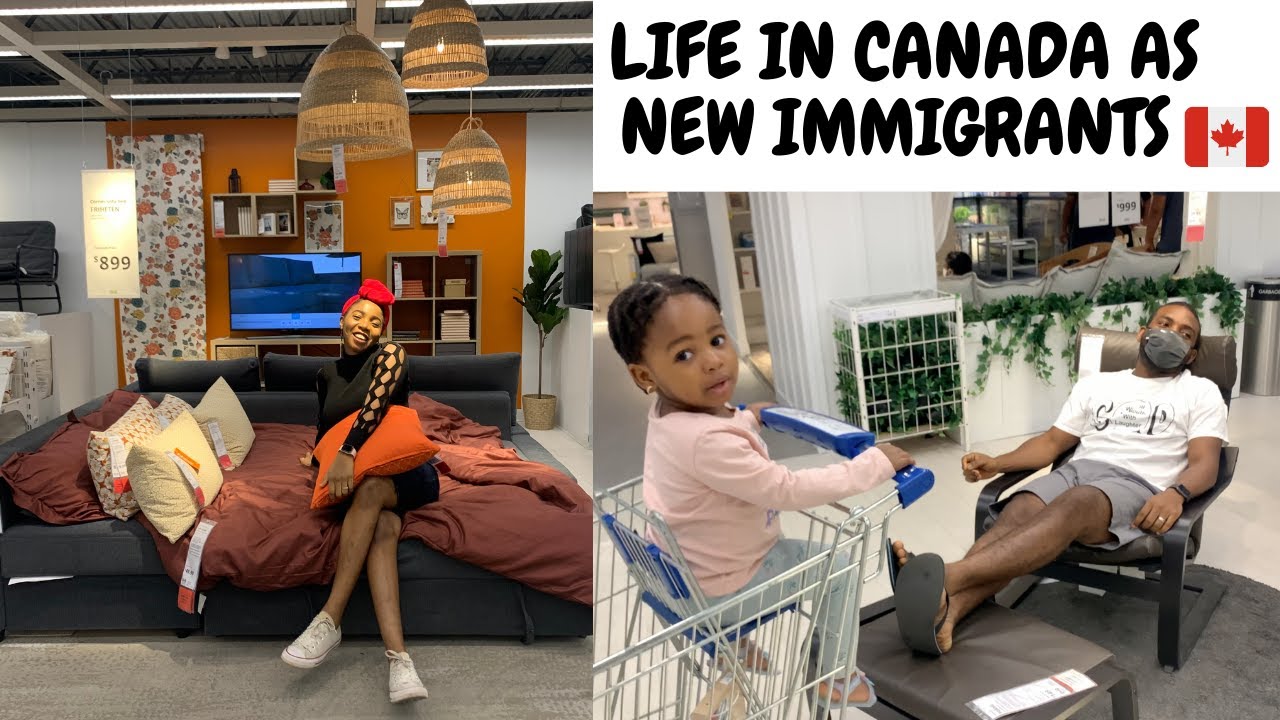 FURNITURE SHOPPING, $800 UNEXPECTED BILL | Life in CANADA as New Immigrants