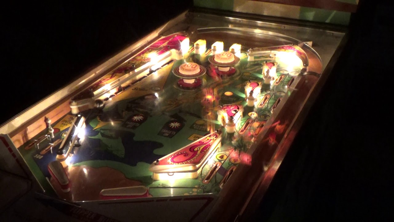 Gottlieb Atlantis Pinball Video - Fine Tuned Game in Action.