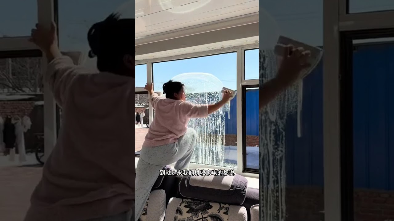 欢迎收看爱干家务的小庞忙碌的一天 今年芳龄28，干活真是顶呱呱的小庞在家里里外外干家务的一天。