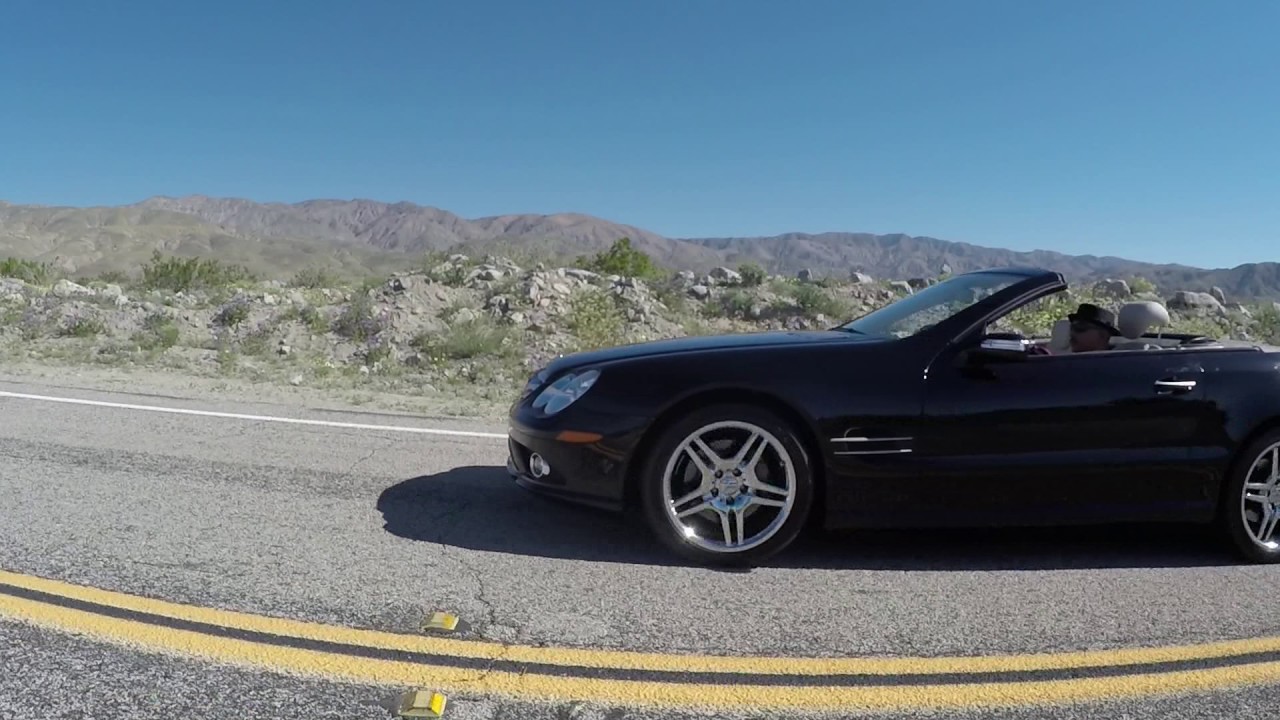 Aerial Video Car in the Desert