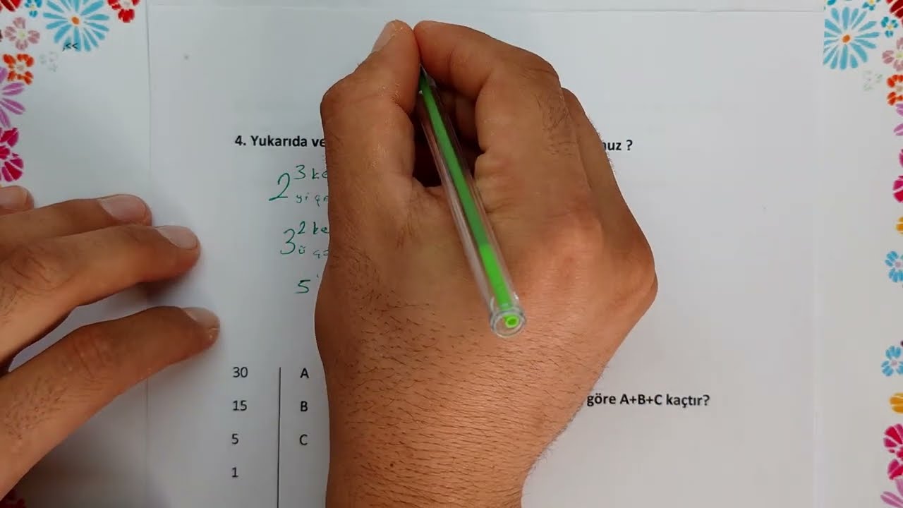 6. Sınıf MATEMATİK 1.Dönem 1.Yazılı ❗ORTAK SINAV ❗%99 Çıkabilir
