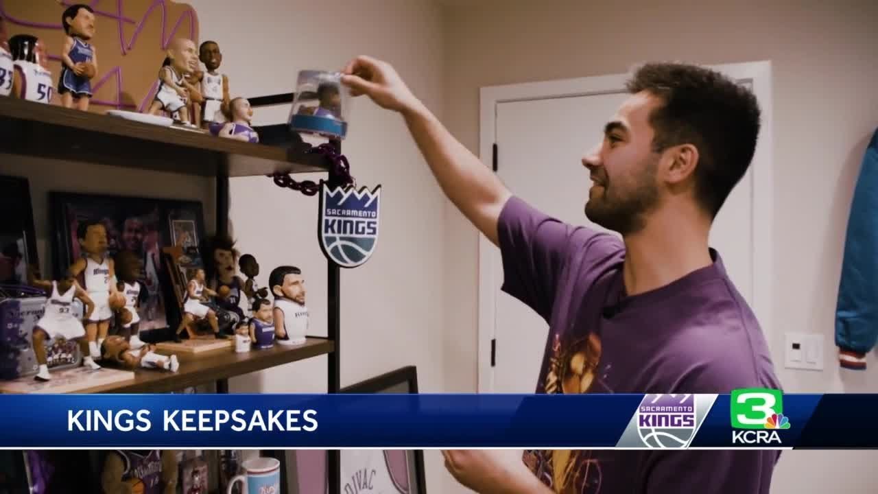 Sacramento Kings fan says he has biggest collection of team gear