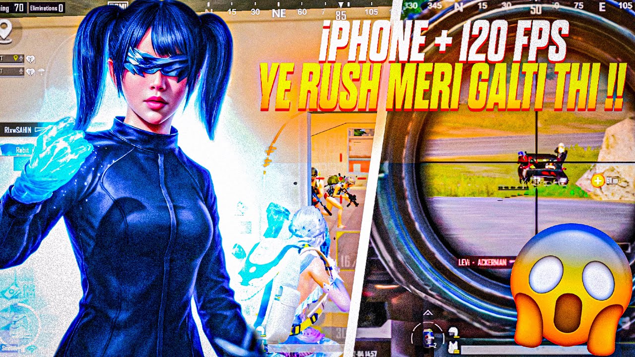 iPhone 14 PRO MAX 120 fps YE RUSH MERI GALTI THI 😱🔥|| CLOSE RANGE FIGHT , AGGRESSIVE CLUTCHE’S  