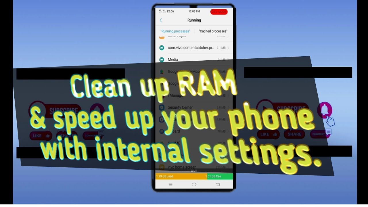 How to clean up RAM & speed up phone on Android