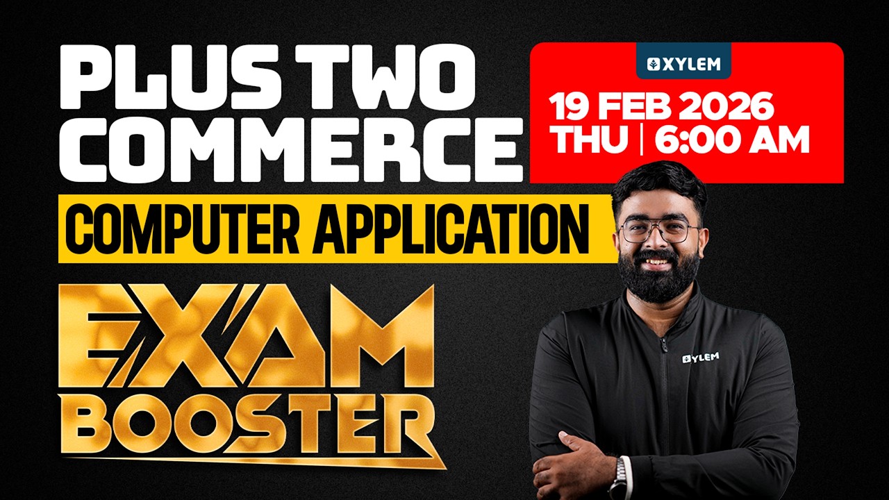 Plus Two Commerce Model Exam - Computer Application | BOOSTER | Xylem Plus Two Commerce
