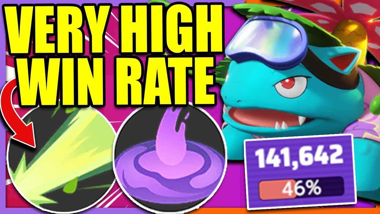 This VENUSAUR BUILD is one of the HIGHEST WIN RATE ATTACKER | Pokemon Unite