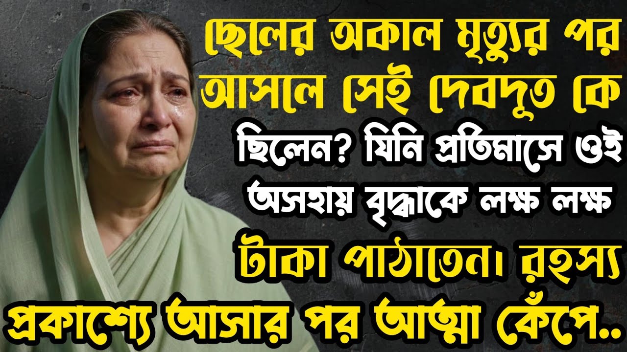 ছেলের অকাল মৃত্যুর পর, অসহায় বৃদ্ধাকে  প্রতিমাসে লক্ষ লক্ষ টাকা পাঠানো সেই দেবদূত আসলে কে ছিলেন..? 