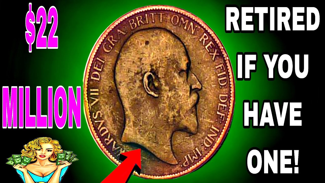 Unveiling the Top 10 Most Valuable United Kingdom One Penny Coins Worth a Fortune millions Dollars!