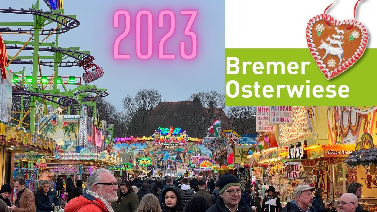 🐇Osterwiese Bremen 2023 - Mein erster Besuch auf der Osterwiese in Bremen🐰#vlog56