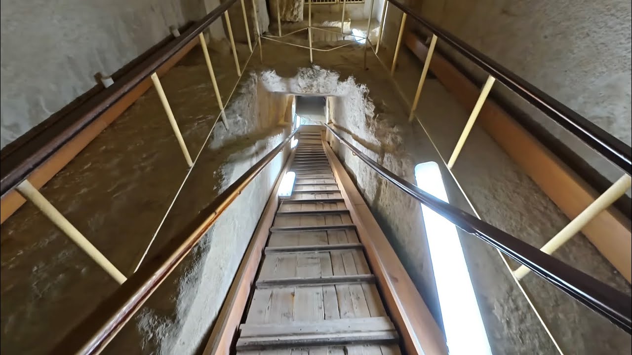 4K Full Tour Inside The Great Pyramids Of Giza| Pyramid of Menkaure