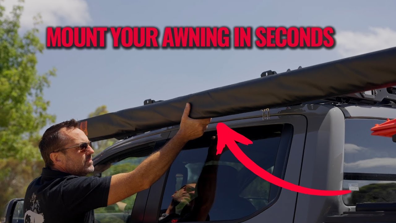 🚙💨 Set up & pack down awning in seconds!