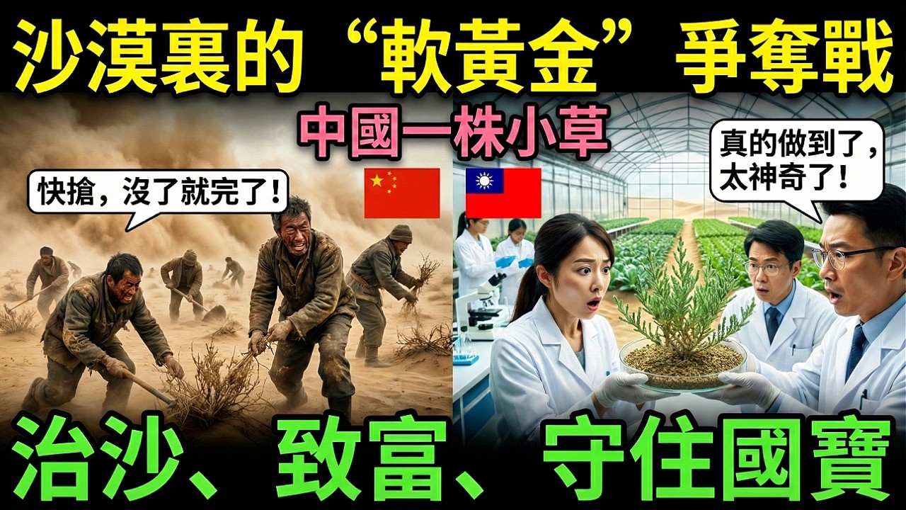 沙漠裏的 “軟黃金” 爭奪戰：中國一株小草，治沙、致富、守住國寶