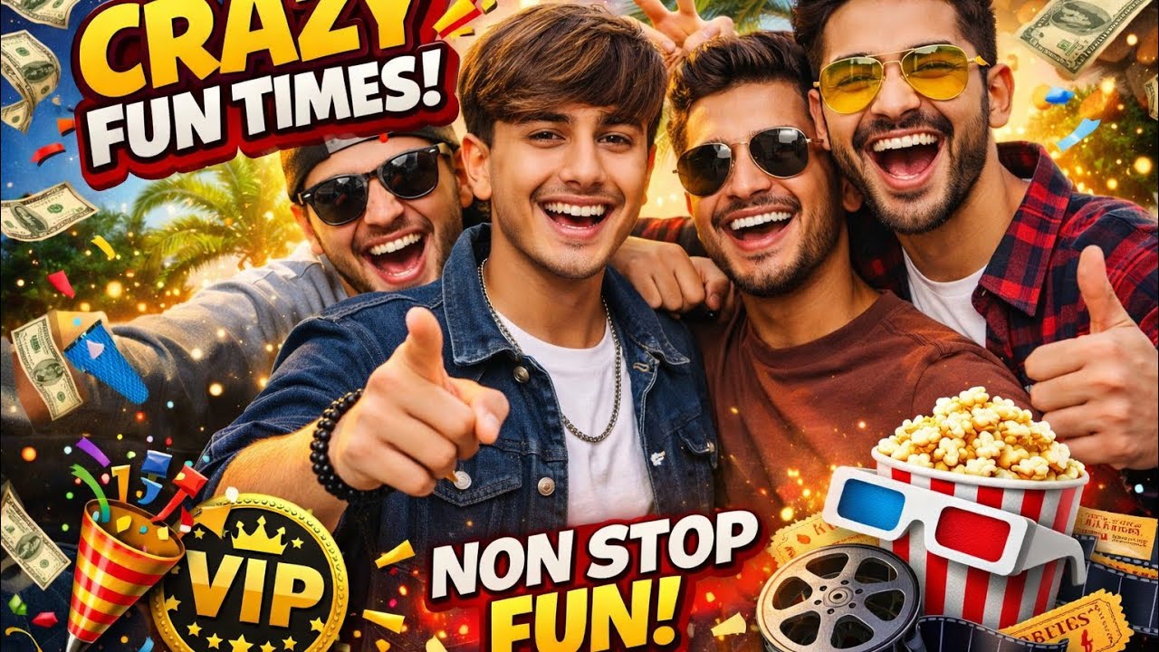 Aj hum dosto na full enjoy kia or fun kia entertainment and funny vlg subscribe #funny#rajabfamily