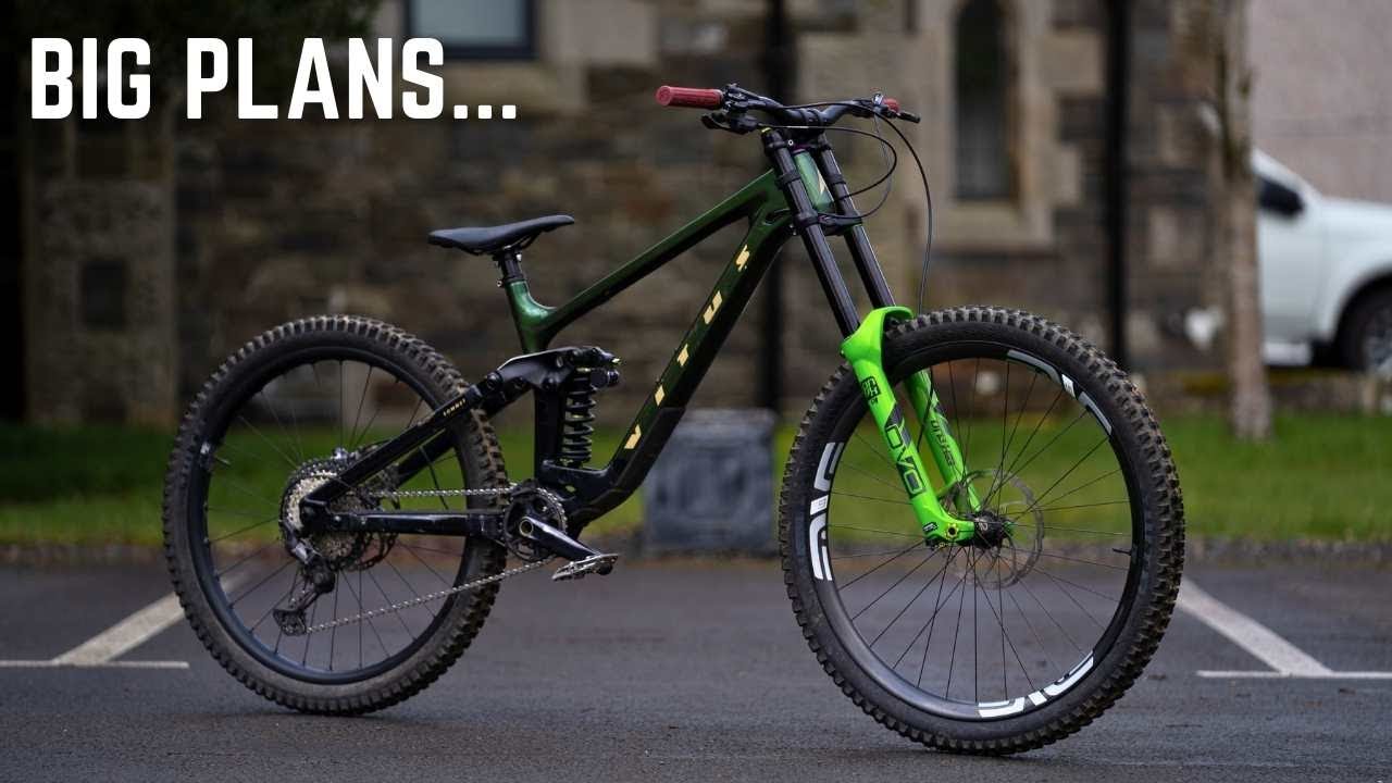 I tried downhill forks on my enduro bike