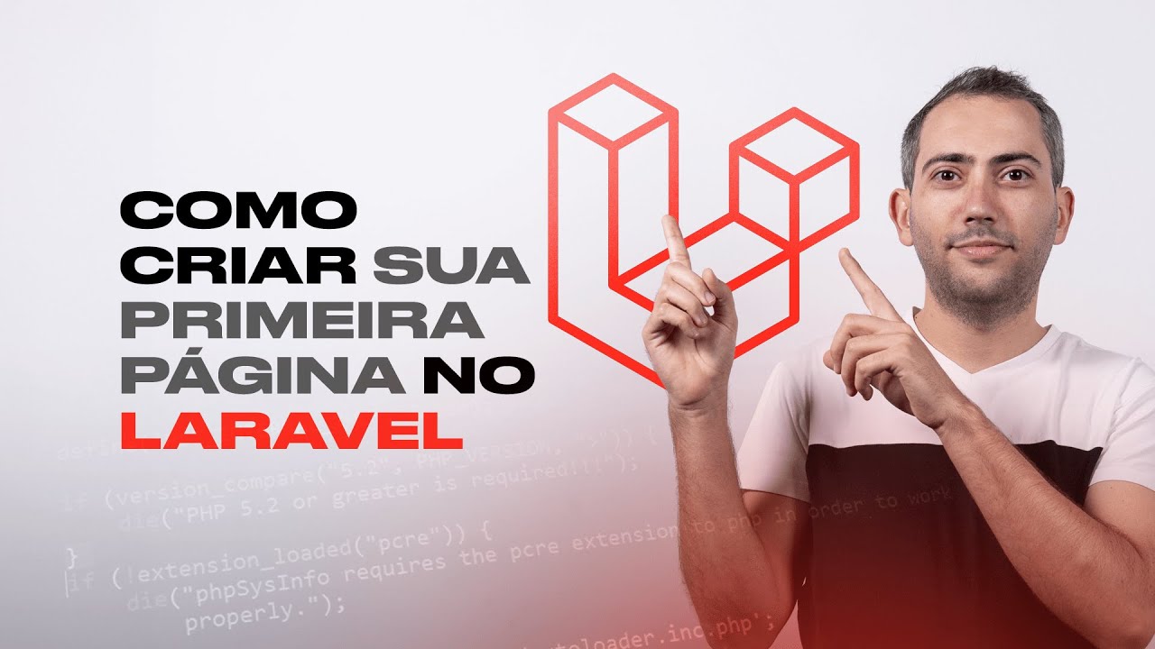 Como criar o projeto e sua primeira página no Laravel