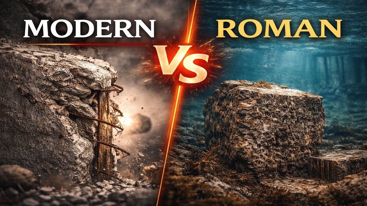 Modern Concrete Fails. Roman Concrete Doesn't | Stories to fall asleep to
