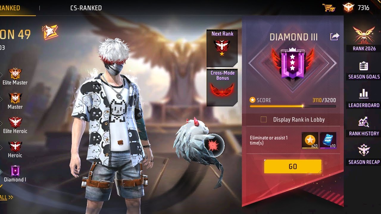 Live Playing Free Fire Br Rank Push Subscribe!?