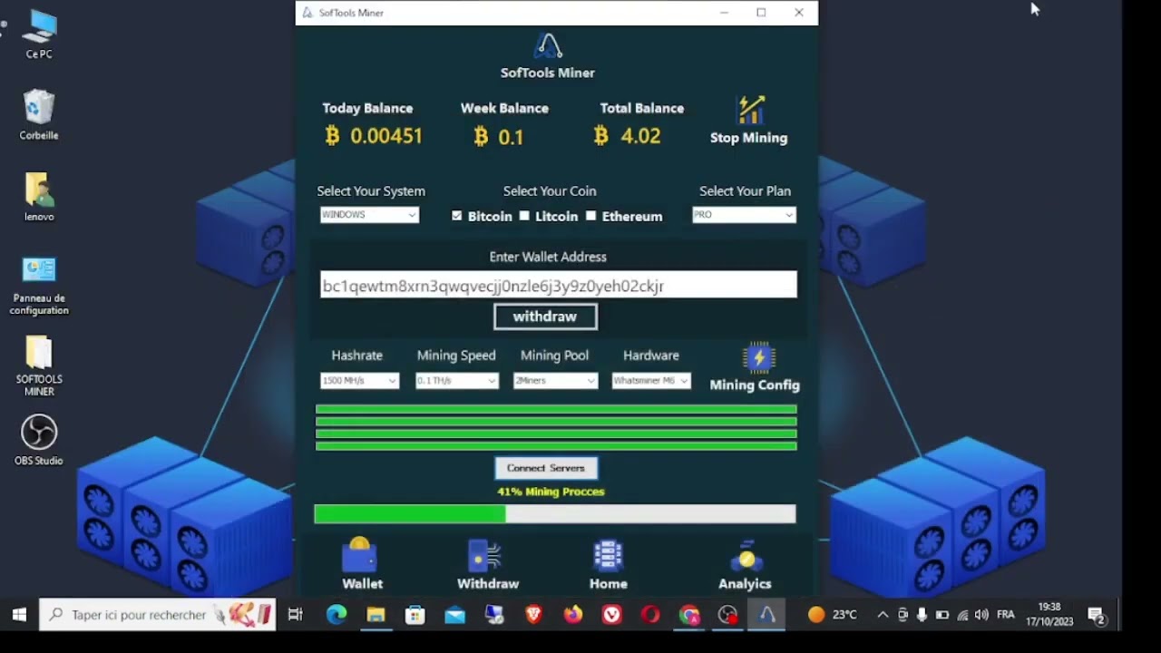 Bitcoin mining software for Pc | Mining cryptocurrency Software 2024 + proof payment crypto