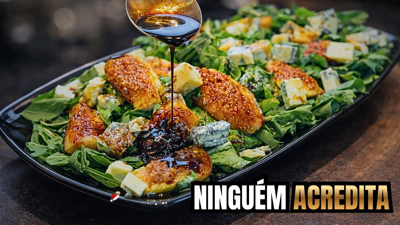 Ninguém Acredita Que Essa Salada de Figo Fica TÃO Boa