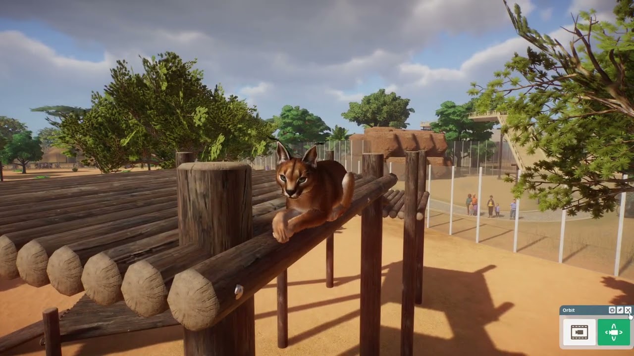 Caracals in Planet zoo ( Grasslands DLC )