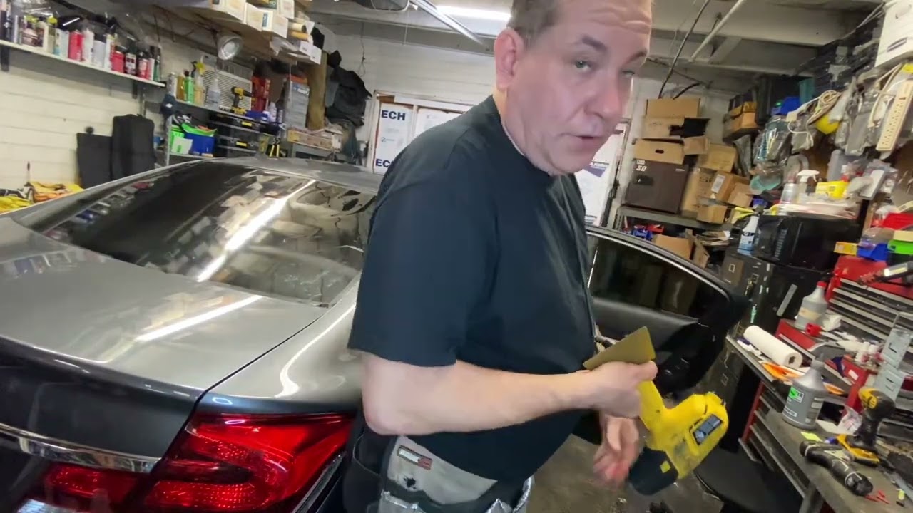Как затонировать заднее стекло на Honda Civic