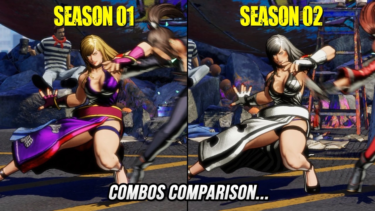 Fatal Fury: CotW Season 2 | B. Jenet Combo Comparison – Before vs After