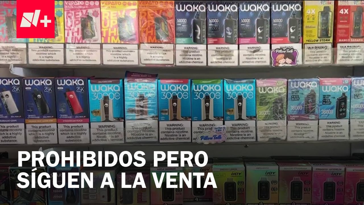 Venden vapeadores en las calles pese a prohibici&oacute;n total en M&eacute;xico - En Punto