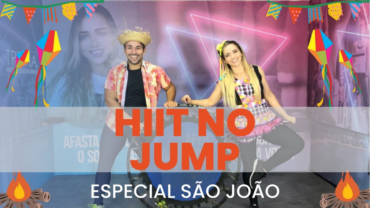 Aula de HIIT no JUMP em ritmo de S&atilde;o Jo&atilde;o - Tatiana Tr&eacute;via