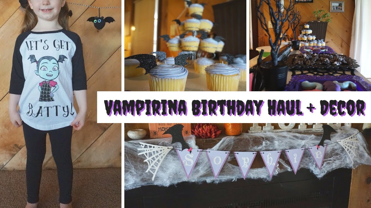 Vampirina Birthday Supply Haul + Decor