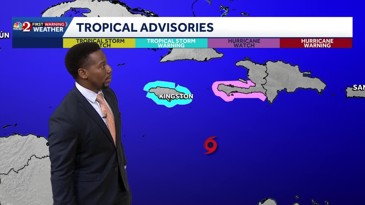 Tropical Storm Melissa on track to become major hurricane in Caribbean