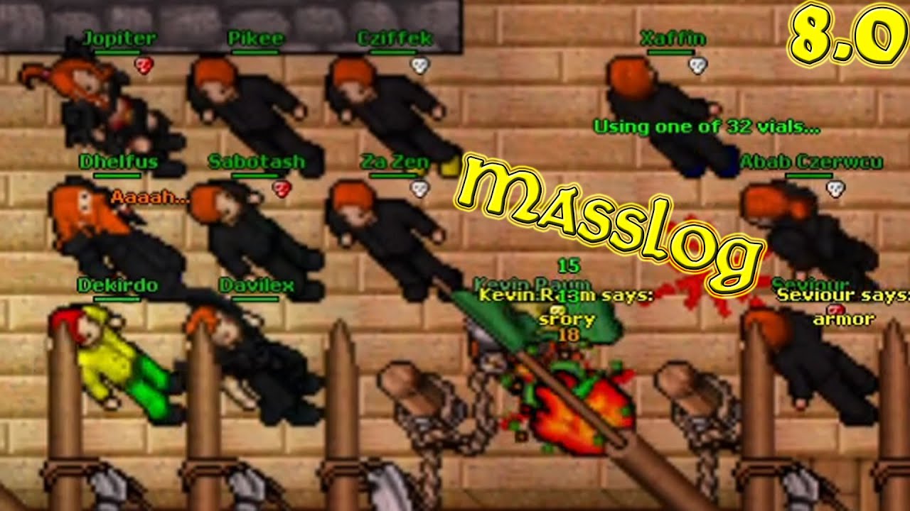 PK Team Masslog on boats! (Berylia 2007 - RL Tibia 8.0) Xaffin