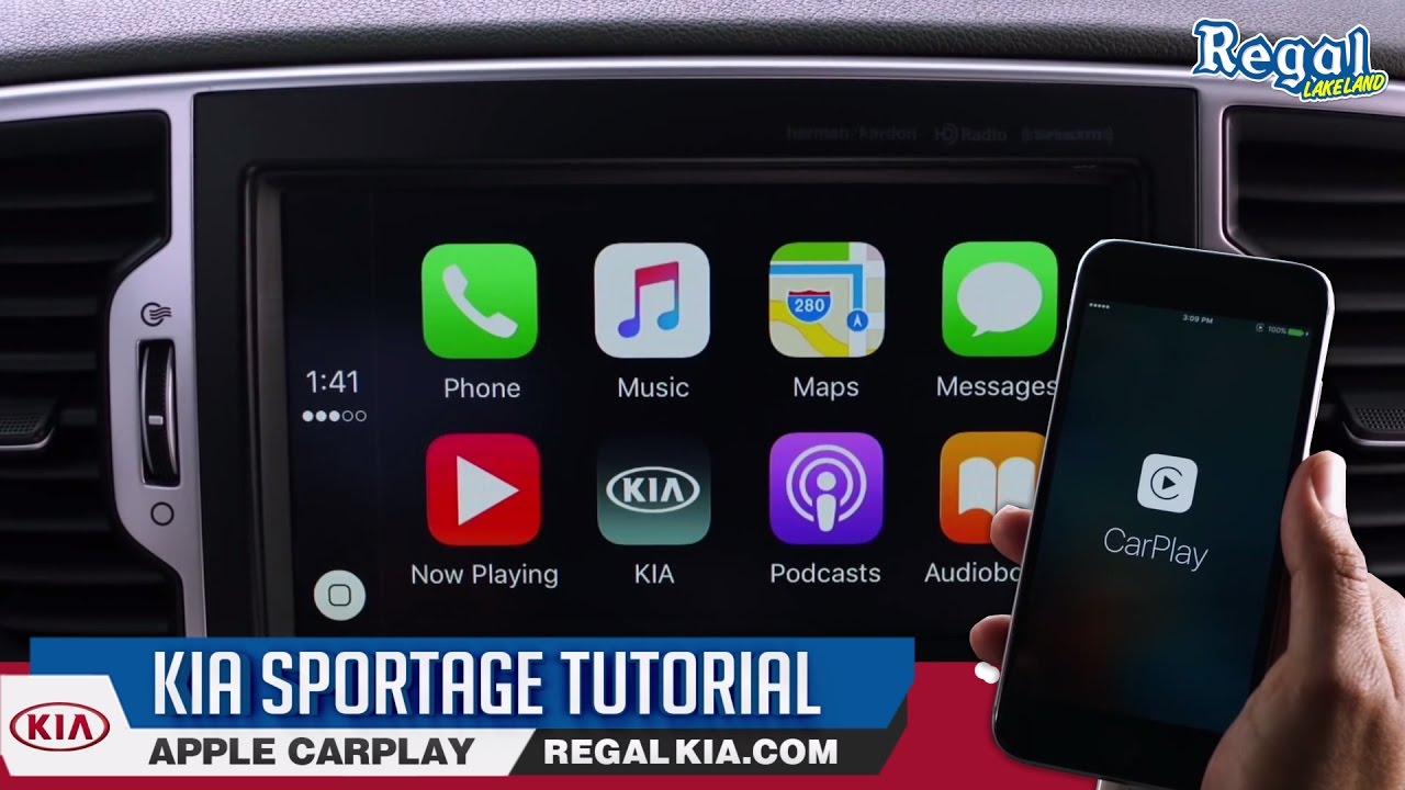 Kia Sportage Tutorial  - How to Use Apple CarPlay