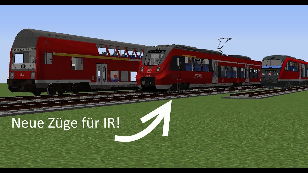 NEUE deutsche Züge für ImmersiveRailroading!|Minecraft