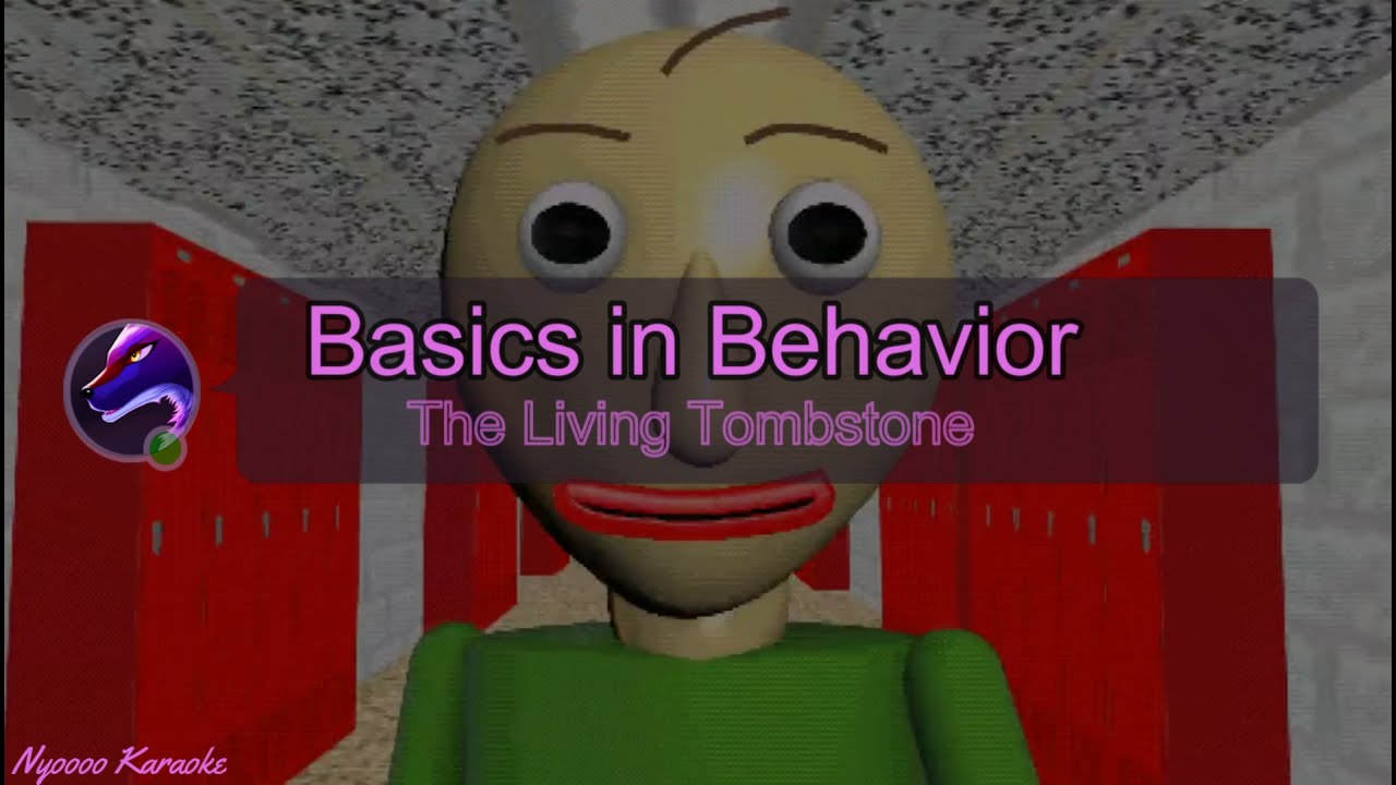 The Living Tombstone - Basics in Behavior - Karaoke