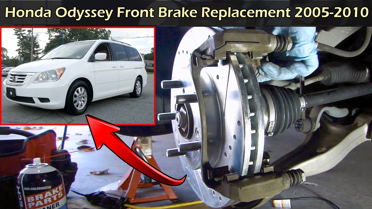 Honda Odyssey Front Brake Rotor & Pad Install 2005 - 2010