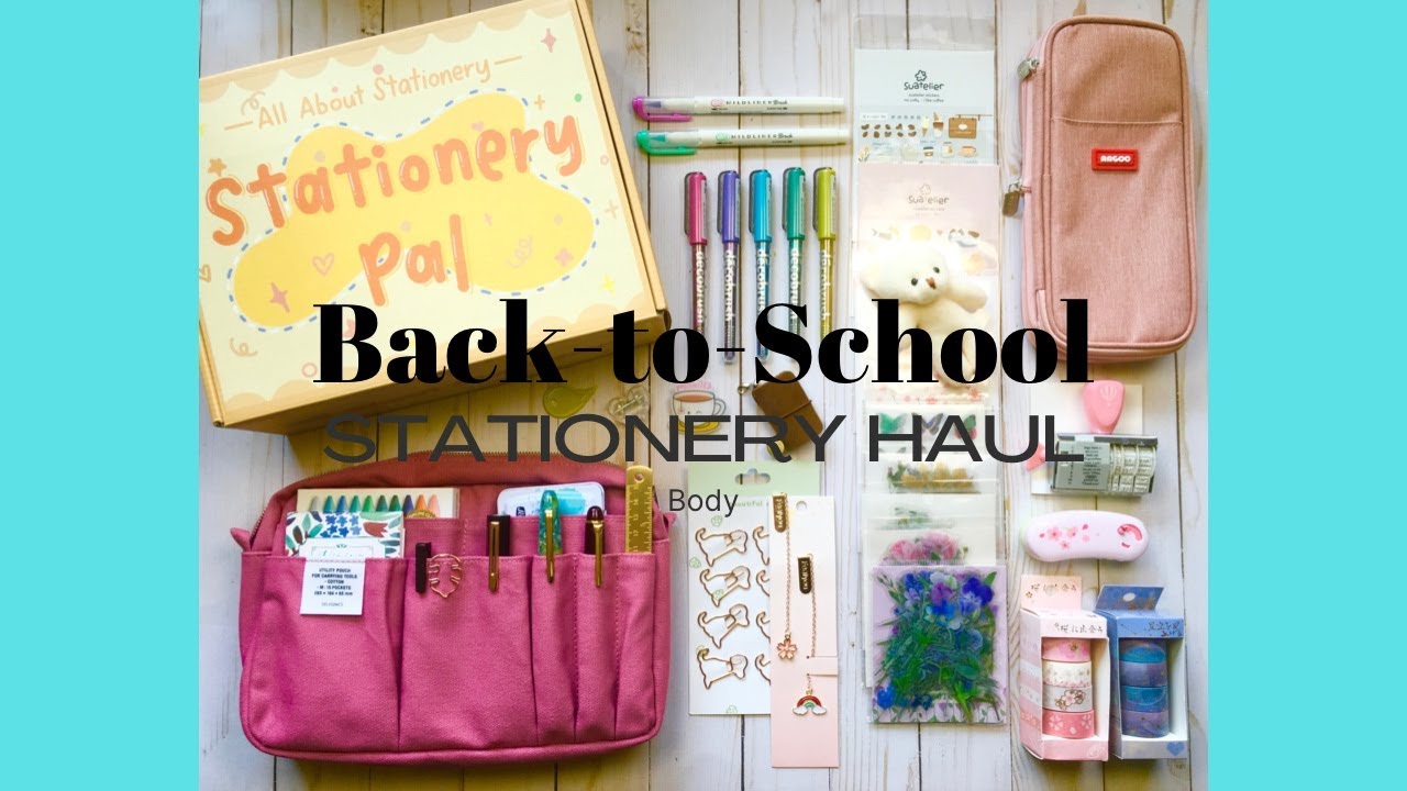 Stationery Unboxing & Haul !   Back-to-School Haul from Stationery Pal