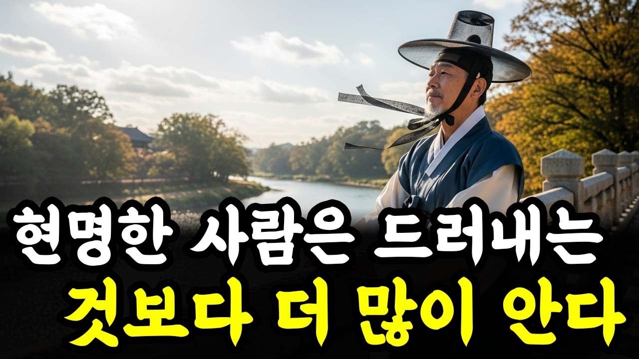 현명한 사람은 드러내는 것보다 더 많이 안다 | 인생 철학 | 고인의 가르침