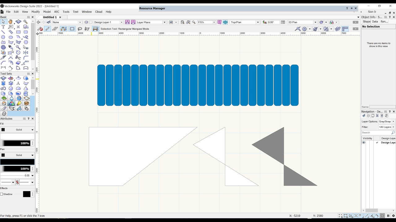 Vectorworks For Beginners | Eyedropper | Clip | Move By Point Tool |