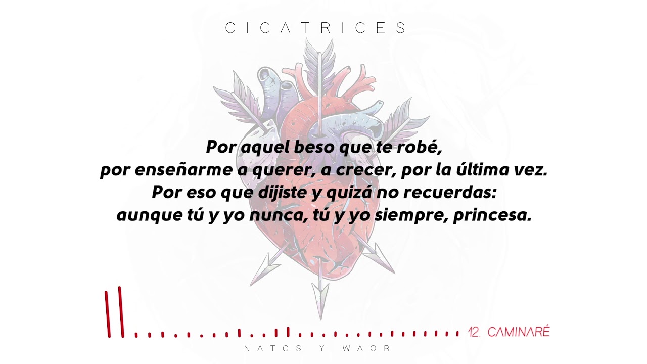 Natos y Waor - CAMINARÉ ft. Maka (Letra) [Cicatrices]