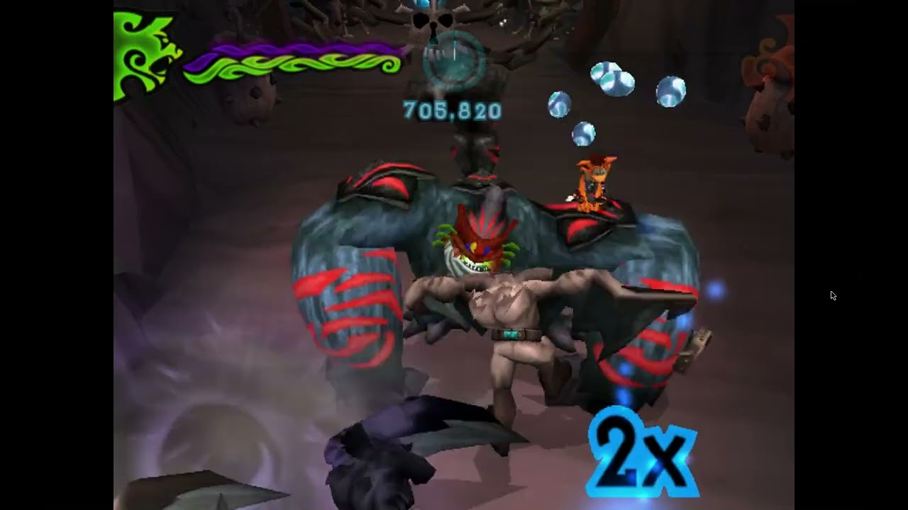 PCXS2:PS2 Emulator - Crash Of The Titans / Part 16 - Timber Trials / PC Gameplay