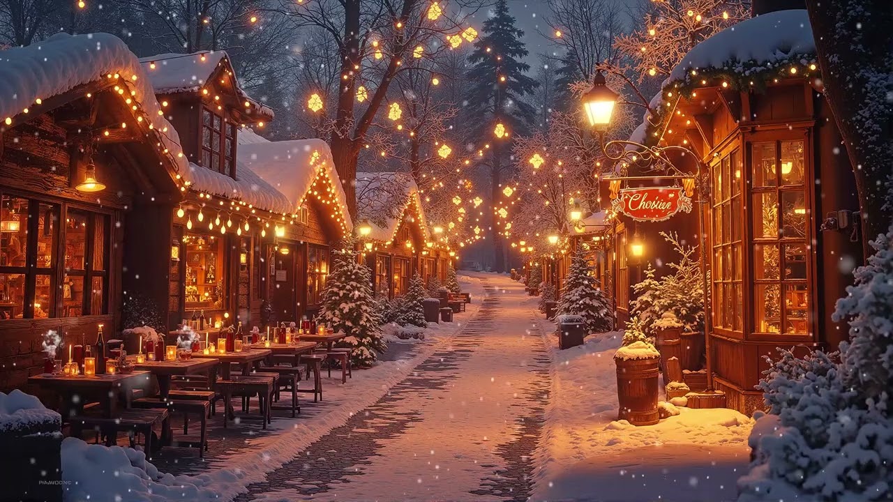 Midnight Winter Coffee Jazz – Smooth Street Jazz for Sleep & Relax