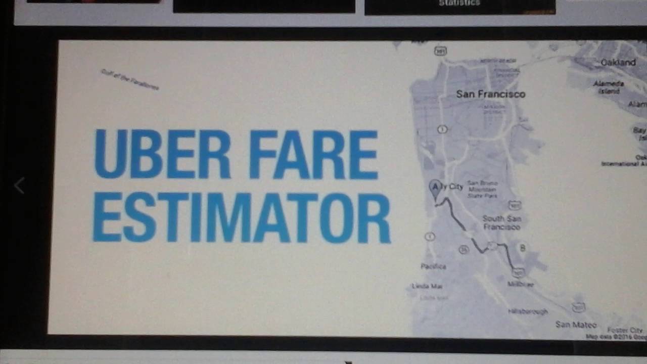 Uber fare estimator