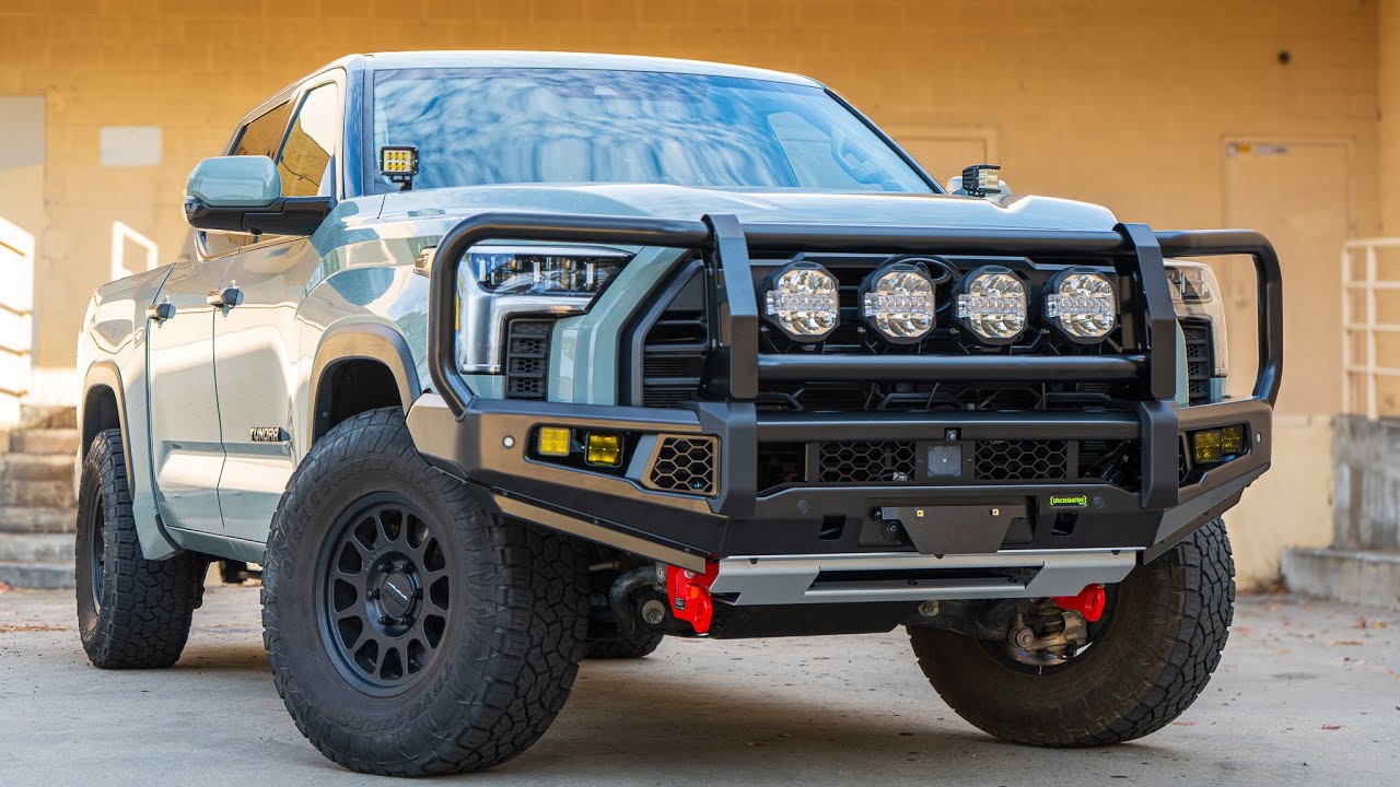 Tundra Armor Upgrade: Ironman4x4 Apex Front Bumper & Skid Plates