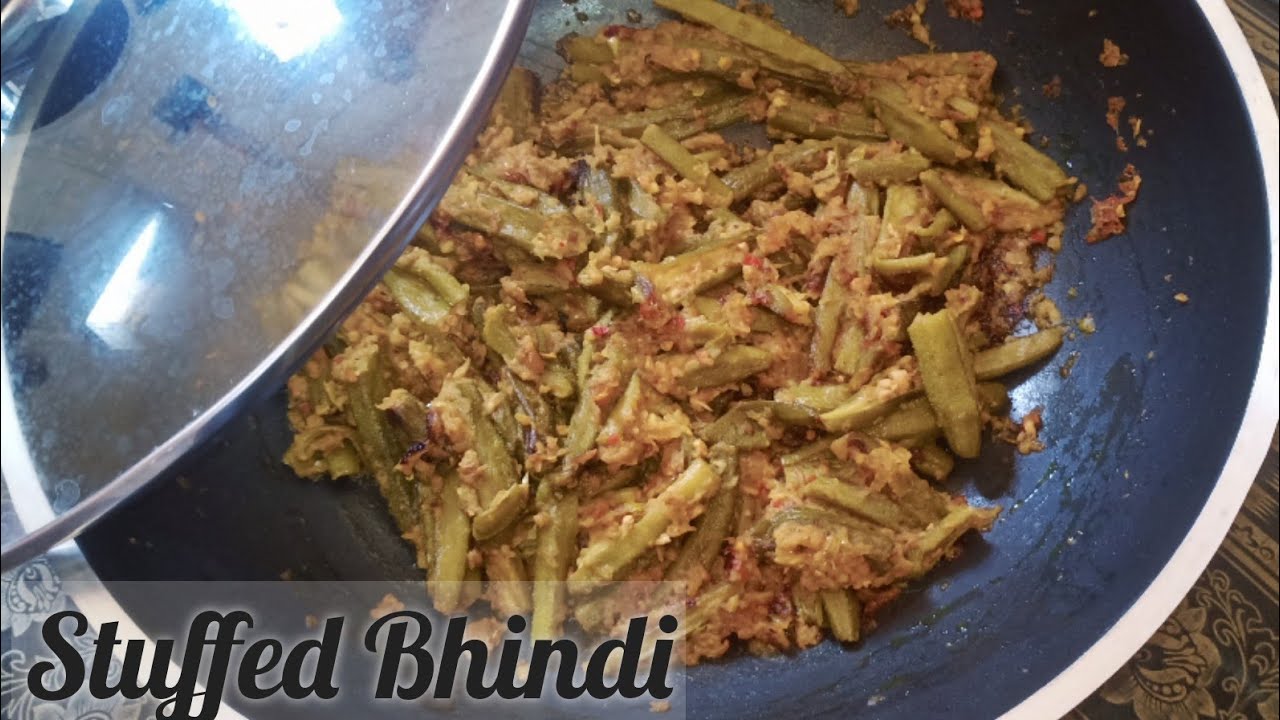 Stuffed Bhindi recipe-Stuffed Okra Recipe || Cooking With Maheen