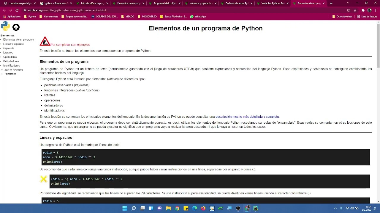 Impresiones en Python