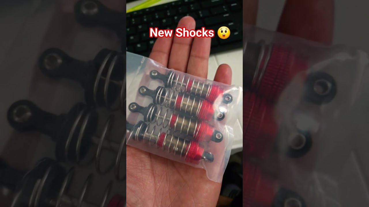 New Oil Shocks On The JJRC Q130B #rc #Shocks #q130 #brushlessrc