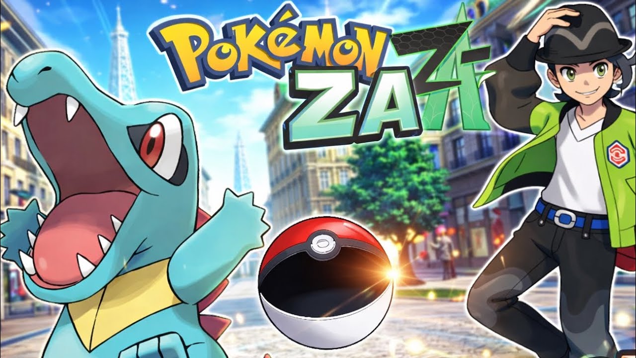 Pokémon Legends Z-A but Totodile Is My Starter 🐊