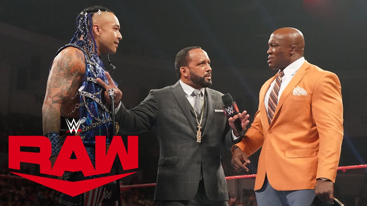 Дэмиан Прист сражается с чемпионом WWE Бобби Лэшли: Raw, 23 августа 2021 г.