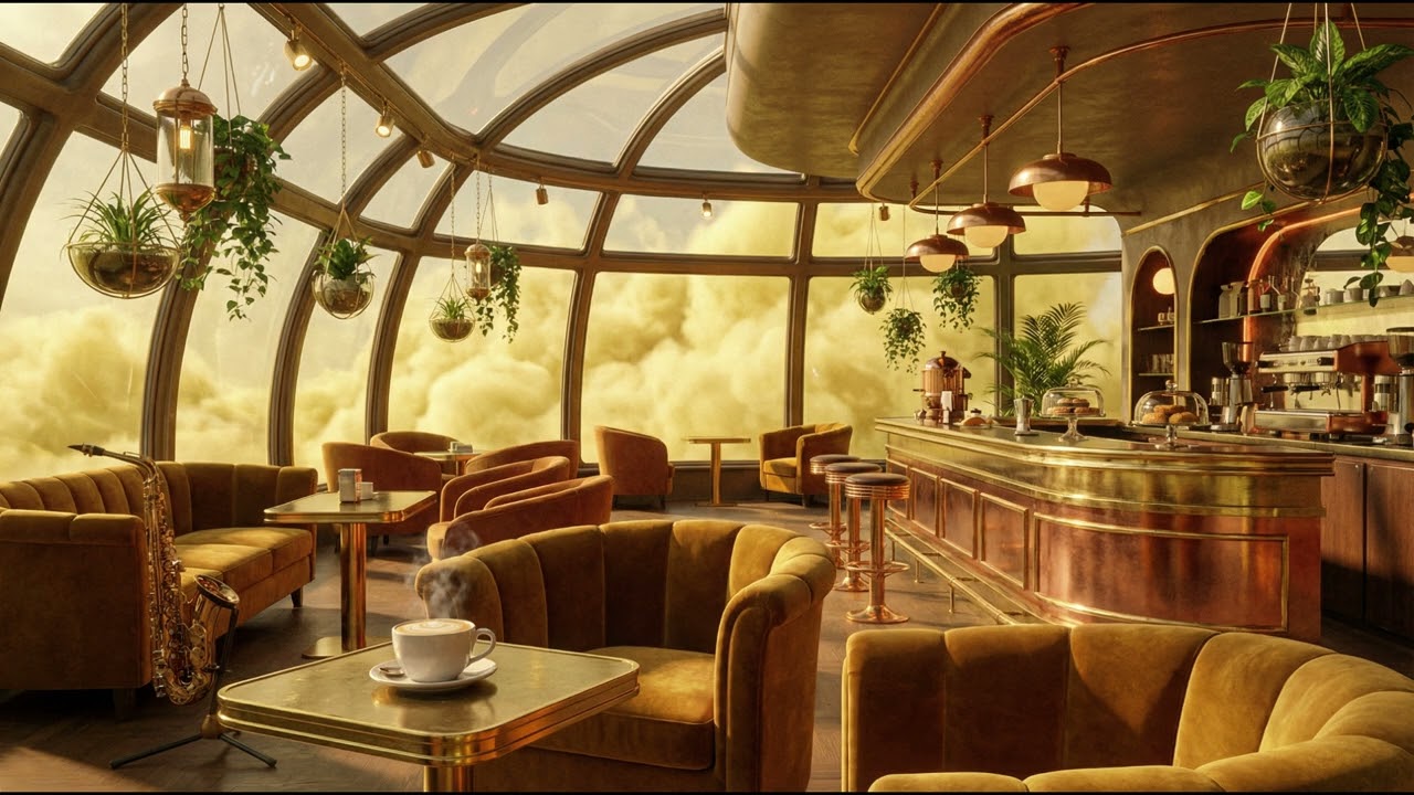 STELLARIUM CAFÉ Vol.4: VENUS CLOUD STATION | 30 MIN Lofi Jazz for Study & Work | Paradise Café