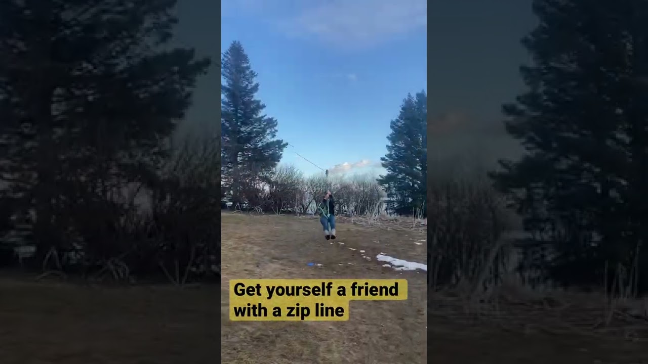 Get yourself a friend with a zip line
